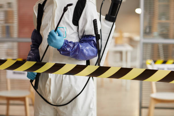 Professional Hoarding Cleanup technician working in Charleston, AR